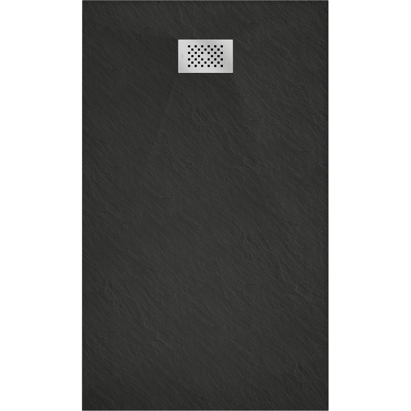 Mexen Hugo obdélníkový sprchový kout SMC 140 x 70 cm, černý, kryt inox - 42707014-X