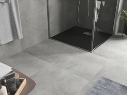 Mexen Hugo čtvercový sprchový kout SMC 90 x 90 cm, černý, kryt inox - 42709090-X