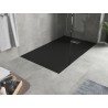 Mexen Hugo obdélníkový sprchový kout SMC 140 x 90 cm, černý, kryt inox - 42709014-X