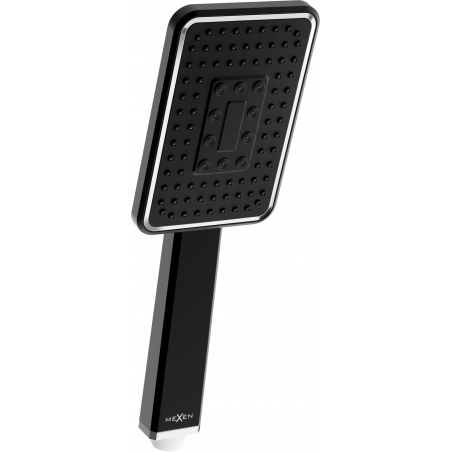 Mexen R-54 sprchová hlavice 1-funkční, černá/chrom - 79554-71