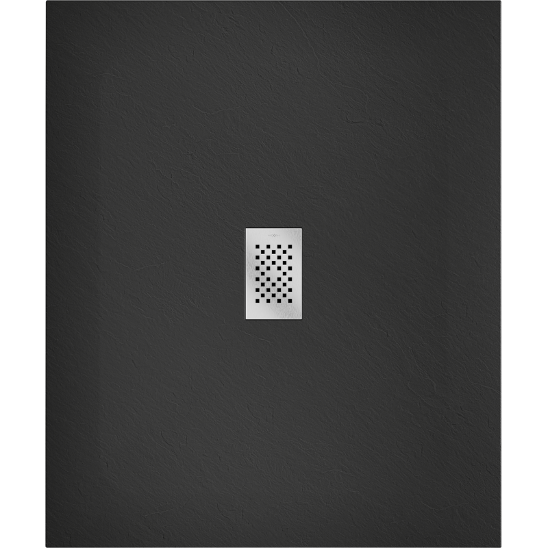 Mexen Hugo obdélníkový sprchový kout SMC 110 x 100 cm, černý, kryt Inox - 42701011-X