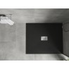 Mexen Hugo obdélníkový sprchový kout SMC 140 x 100 cm, černý, kryt inox - 42701014-X