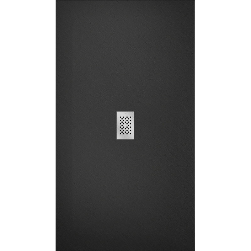 Mexen Hugo obdélníkový sprchový kout SMC 160 x 100 cm, černý, kryt Inox - 42701016-X