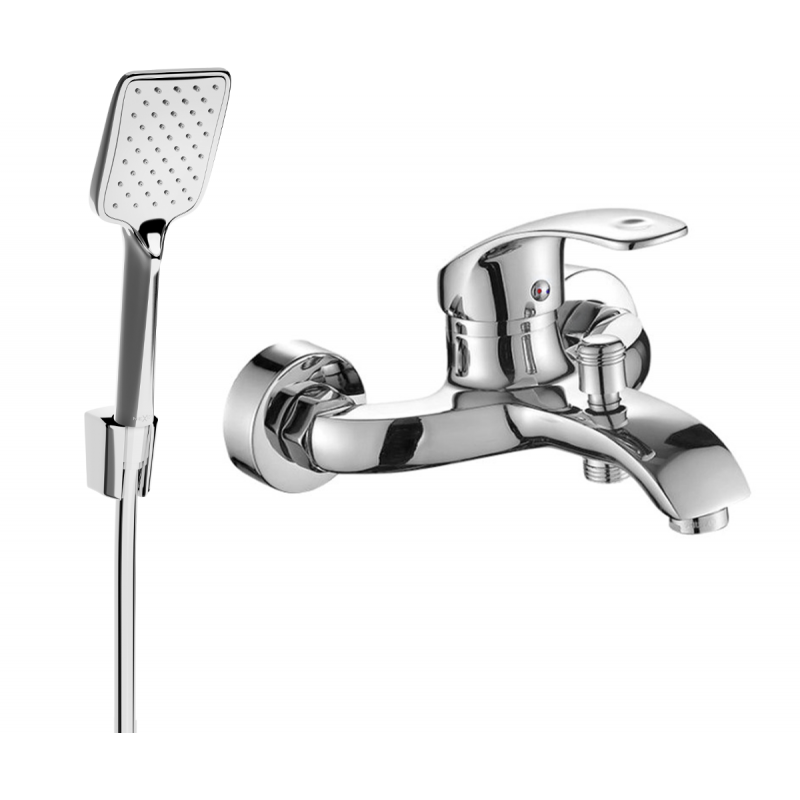 Mexen Fabia R62 vanová baterie se sprchovou sadou, chrom - 74653R62-00