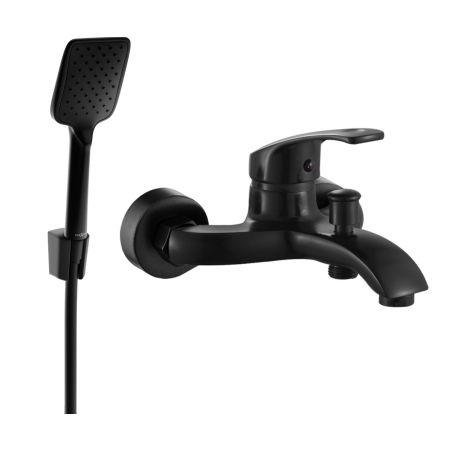 Mexen Fabia R62 vanaová baterie se sprchovou sadou, černá - 74653R62-70