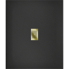 Mexen Hugo obdélníkový sprchový kout SMC 130 x 100 cm, černý, krytka zlatá - 42701013-G