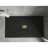 Mexen Hugo obdélníkový sprchový kout SMC 200 x 100 cm, černý, krytka zlatá - 42701020-G