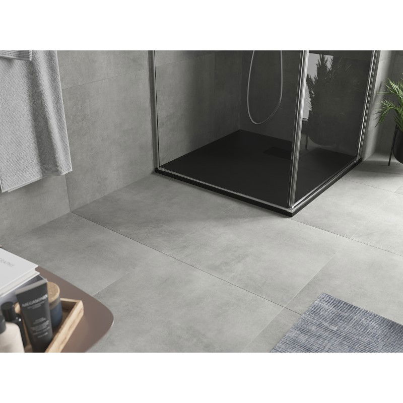 Mexen Hugo čtvercový sprchový kout SMC 90 x 90 cm, černý, kryt černý - 42709090-B