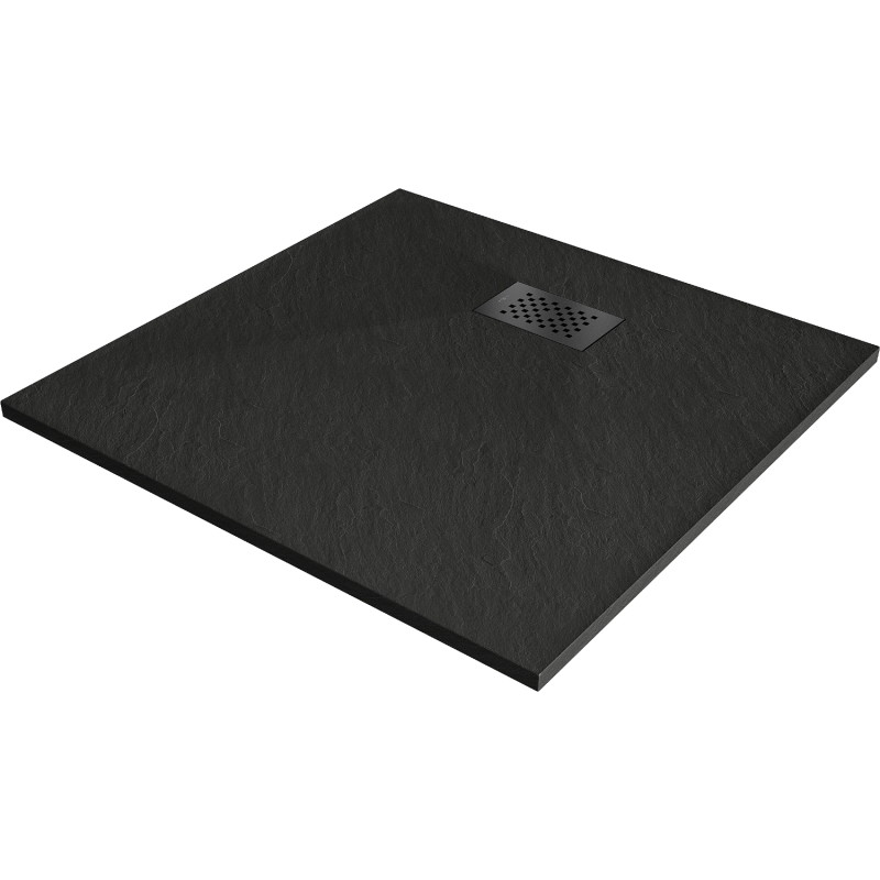 Mexen Hugo čtvercový sprchový kout SMC 80 x 80 cm, černý, černý kryt - 42708080-B