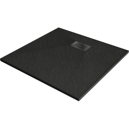 Mexen Hugo čtvercový sprchový kout SMC 90 x 90 cm, černý, kryt černý - 42709090-B