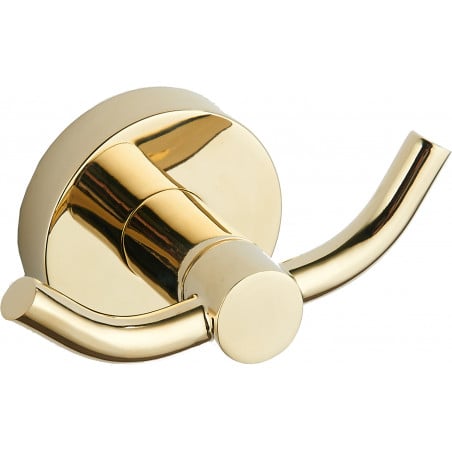 Mexen Remo dvojitý háček na ručník, zlatý - 70507352-50