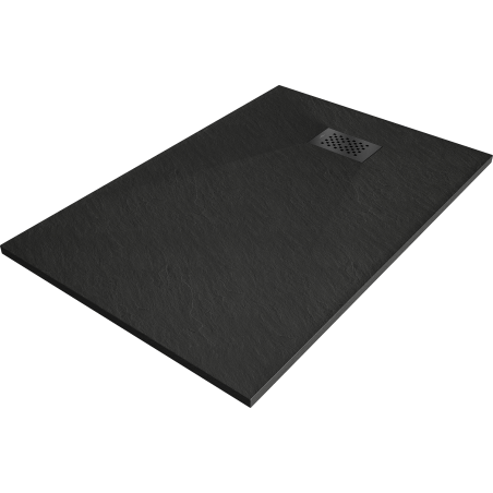 Mexen Hugo obdélníková vanička SMC 120 x 80 cm, černá, kryt černý - 42708012-B