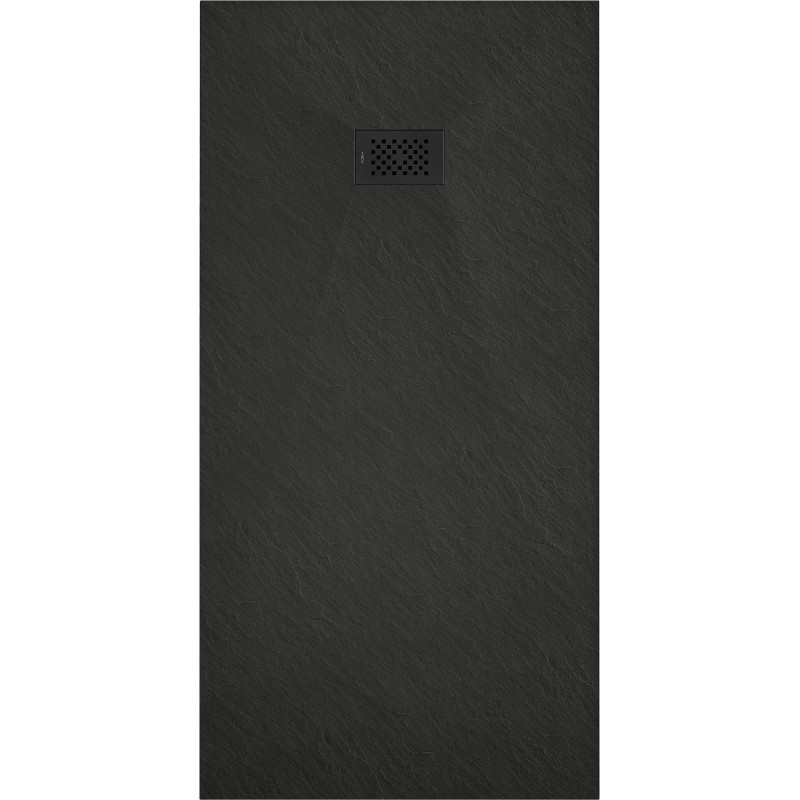 Mexen Hugo obdélníková sprchová vanička SMC 180 x 90 cm, černá, černý kryt - 42709018-B