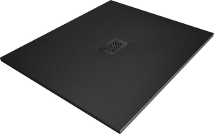 Mexen Hugo obdélníková sprchová vanička SMC 130 x 100 cm, černá, kryt černý - 42701013-B