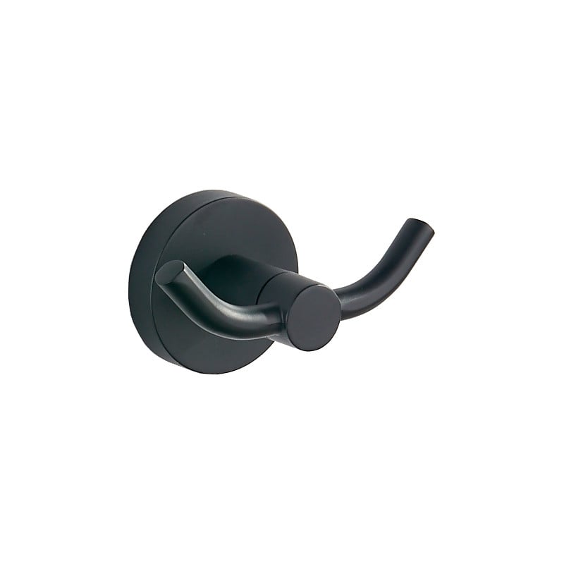 Mexen Remo dvojitý háček na ručníky, černý- 70507352-70