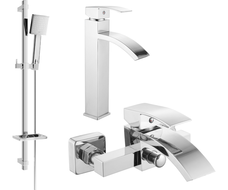 Mexen Libra DQ45 koupelnová sada, chrom - 745113DQ45-00