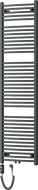 Mexen Ares elektrický radiátor 1800 x 500 mm, 900 W, antracit - W102-1800-500-2900-66