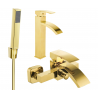 Mexen Libra R77 koupelnová sada, zlatá - 745113R77-50