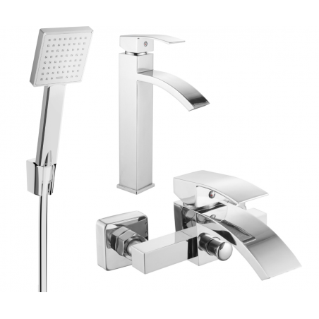 Mexen Libra R45 sada vanových uzávěrů, chrom - 745113R45-00