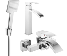 Mexen Libra R45 sada vanových uzávěrů, chrom - 745113R45-00