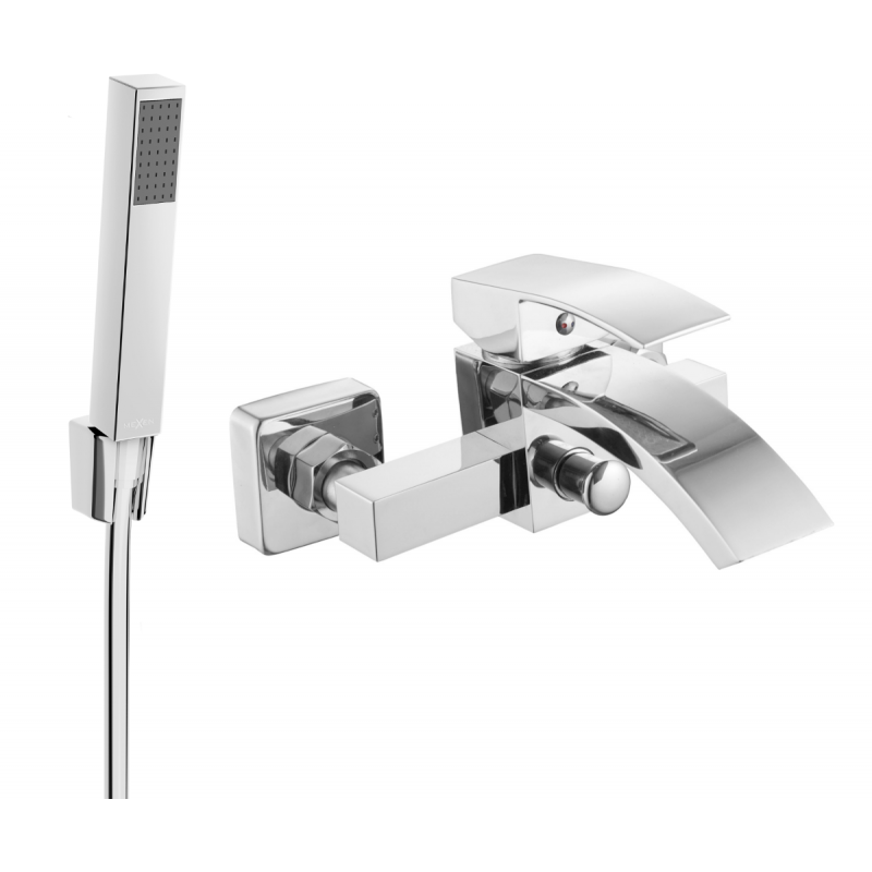 Mexen Libra R77 vanová baterie se sprchovým setem, chrom - 74513R77-00