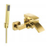 Mexen Libra R77 vanová baterie se sprchovou sadou, zlatá - 74513R77-50