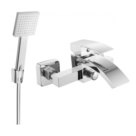 Mexen Libra R45 vanová baterie se sprchovou soupravou, chrom - 74513R45-00