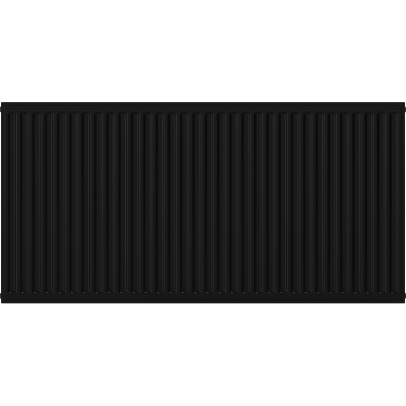 Mexen CH30 Hygiene deskový radiátor 600 x 700 mm, boční připojení, 1056 W, černý - W430H-060-070-70