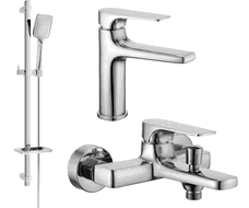 Mexen Lynx DQ40 koupelnová sada, chrom - 745903DQ40-00
