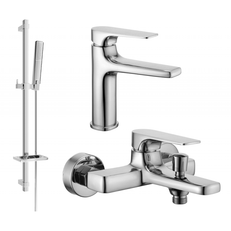 Mexen Lynx DQ72 sada vanová, chrom - 745903DQ72-00