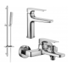 Mexen Lynx DQ72 sada vanová, chrom - 745903DQ72-00
