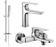 Mexen Lynx DQ72 koupelnová sada, chrom - 745903DQ72-00