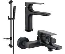 Mexen Lynx DF72 sada k vaně, černá - 745903DF72-70