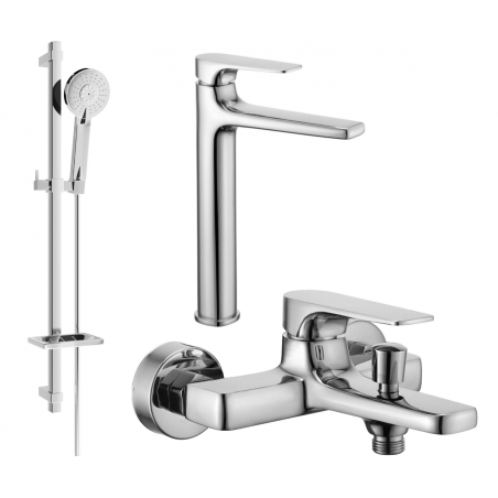 Mexen Lynx DQ40 vanová sada, chrom - 745913DQ40-00