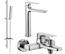 Mexen Lynx DQ72 koupelnová sada, chrom - 745913DQ72-00