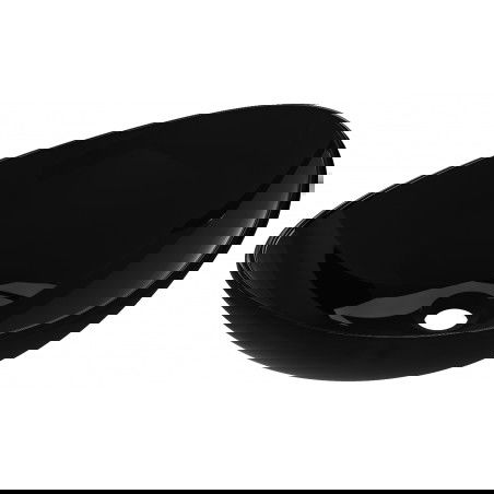 Mexen Sonia skleněné umyvadlo na desku 54 x 37 cm, černé - 24145470