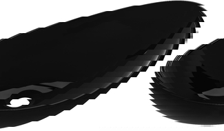 Mexen Sonia skleněné umyvadlo na desku 54 x 37 cm, černé - 24145470