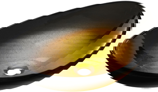 Mexen Sonia skleněné umyvadlo na desku 54 x 37 cm, tmavě zlaté - 24145451