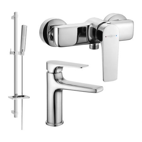 Mexen Lynx DQ72 sprchová sada, chrom - 745904DQ72-00