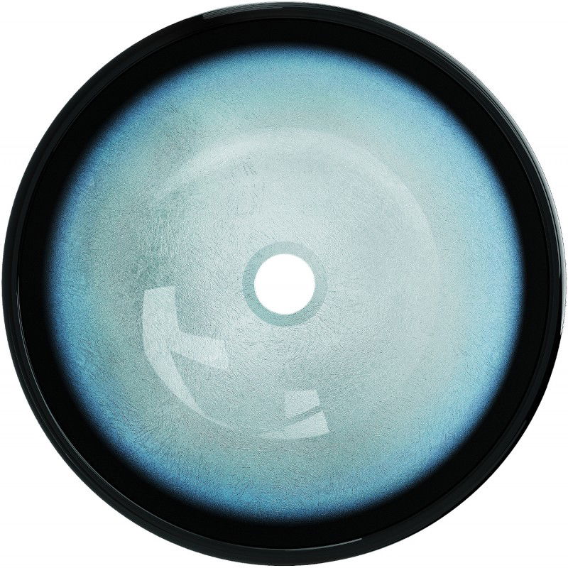 Mexen Mira skleněné umyvadlo na desku 42 x 42 cm, modré - 24124247