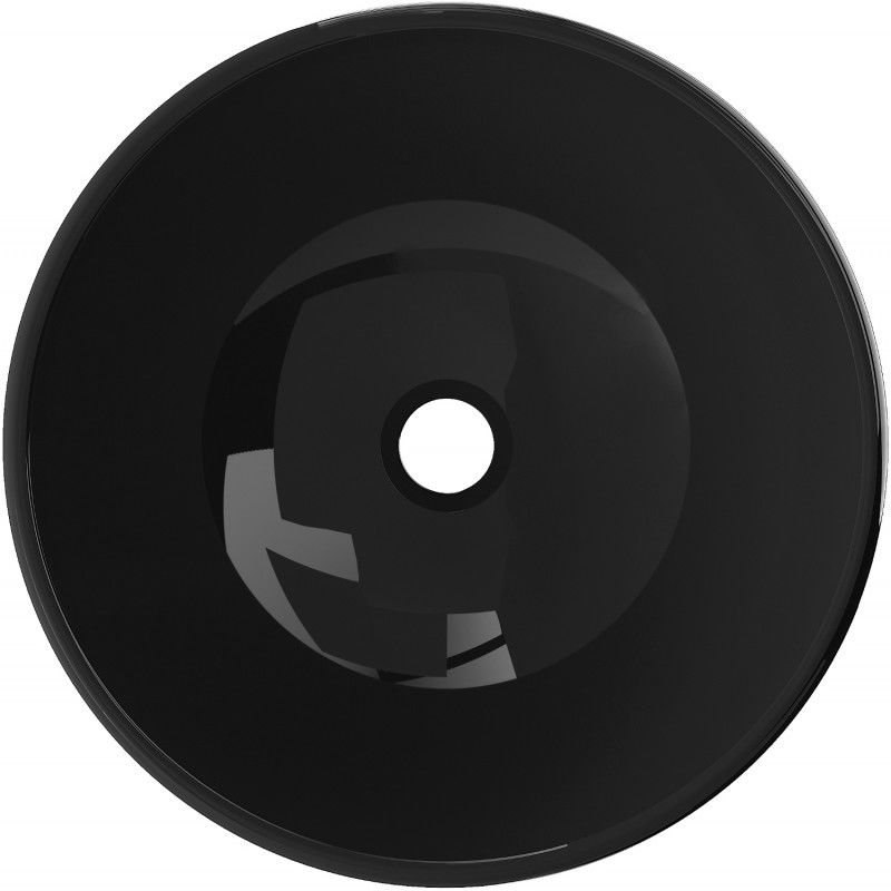 Mexen Mira skleněné umyvadlo na desku 42 x 42 cm, černé - 24124270