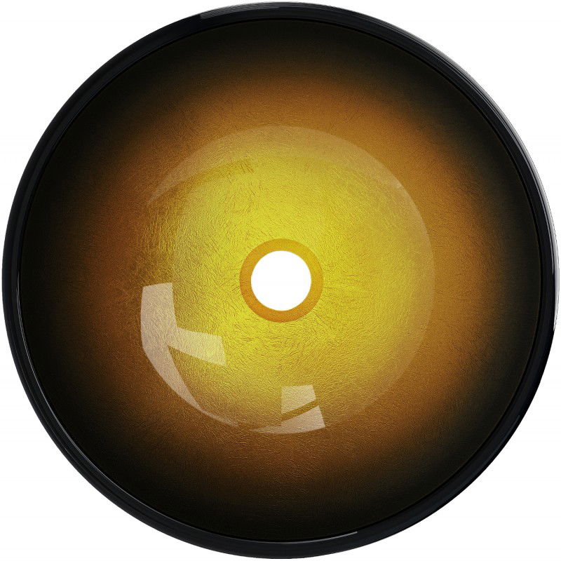 Mexen Mira skleněné umyvadlo na desku 42 x 42 cm, tmavě zlaté - 24124251