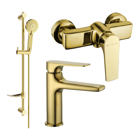 Mexen Lynx DF40 sprchová sada, zlatá - 745904DF40-50