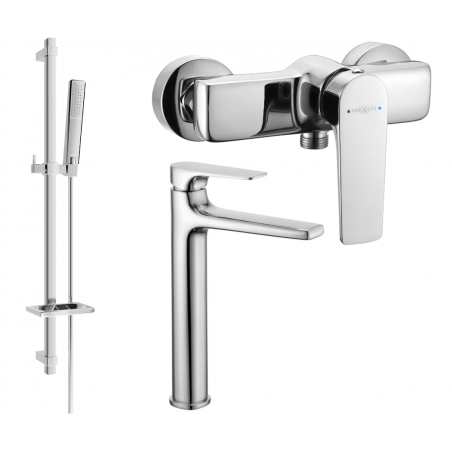 Mexen Lynx DQ72 sprchová sada, chrom - 745914DQ72-00