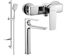 Mexen Lynx DF62 sprchový set, chrom - 745914DF62-00