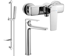 Mexen Lynx DF72 sprchová souprava, chrom - 745914DF72-00