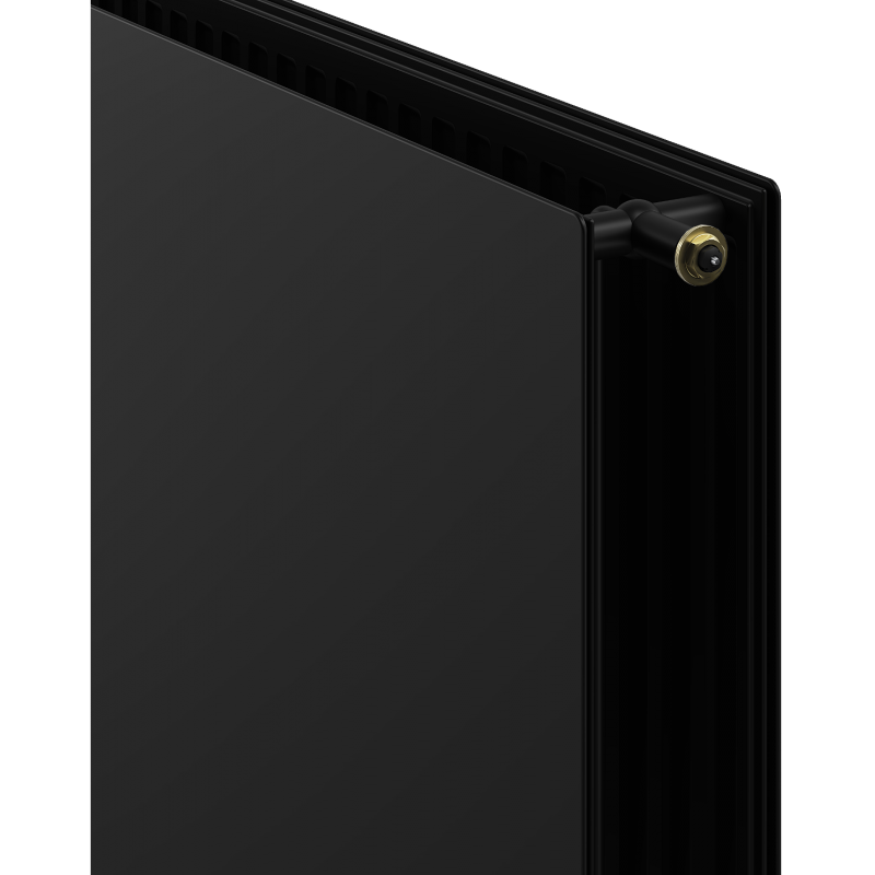 Mexen CVHF20 Hygienický Plochý radiátor 600 x 600 mm, spodní připojení, 602 W, černý - W620HF-060-060-70