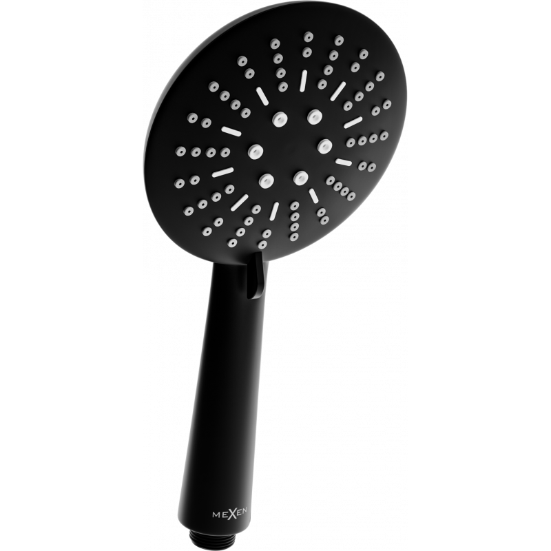 Mexen R-67 sprchová hlavice 3-funkční, černá - 79567-70
