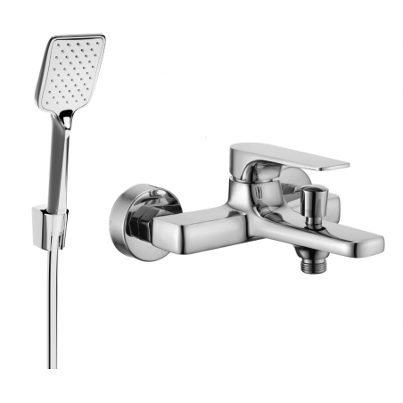 Mexen Lynx R62 vanová baterie se sprchovou sadou, chrom - 74593R62-00