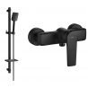 Mexen Lynx DQ62 sprchová baterie se sprchovou sadou, černá - 74594DQ62-70